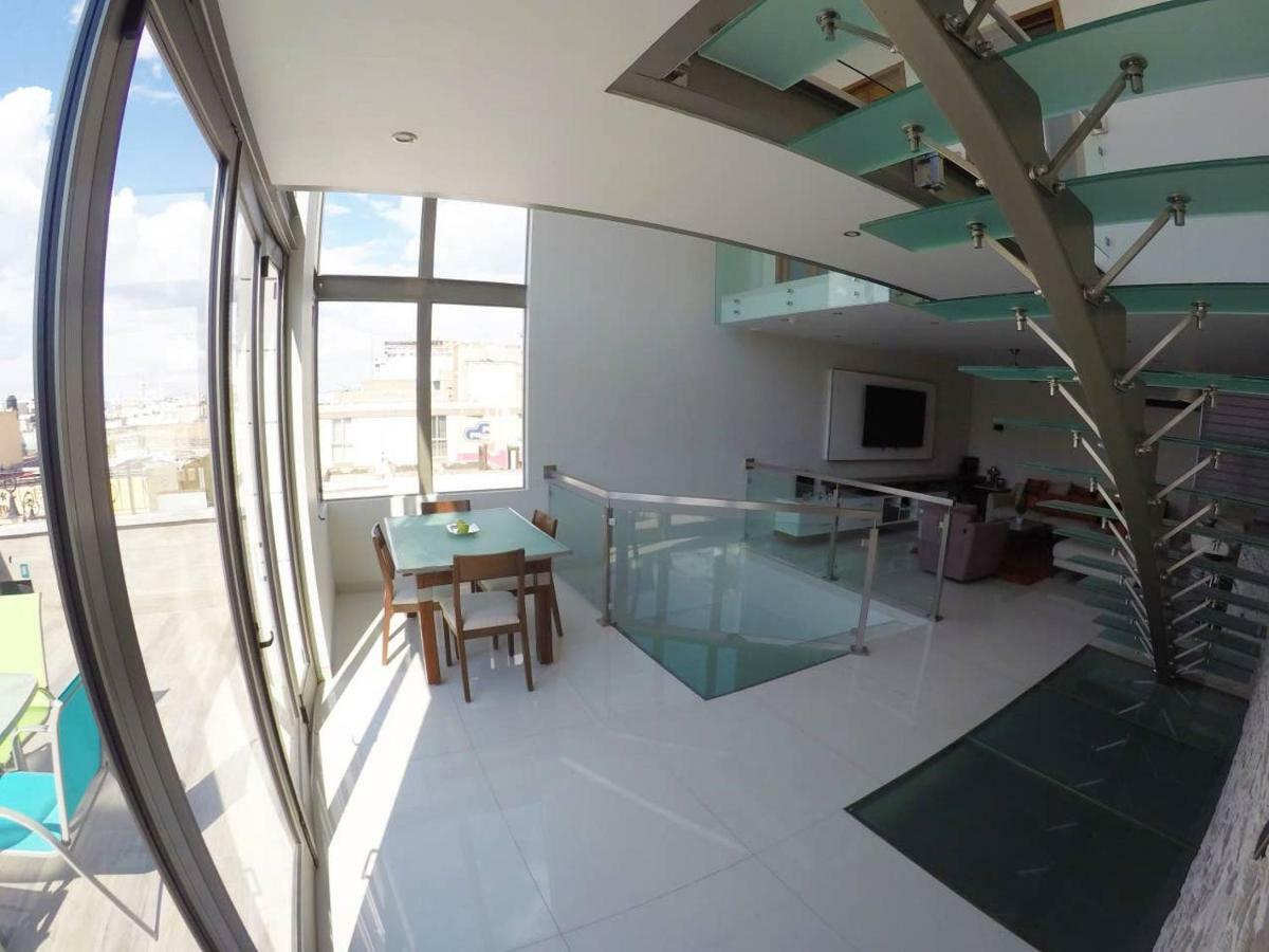 En El Centro Penthouse Lujo Ac Wifi 300Mbps Lägenhet Aguascalientes Exteriör bild